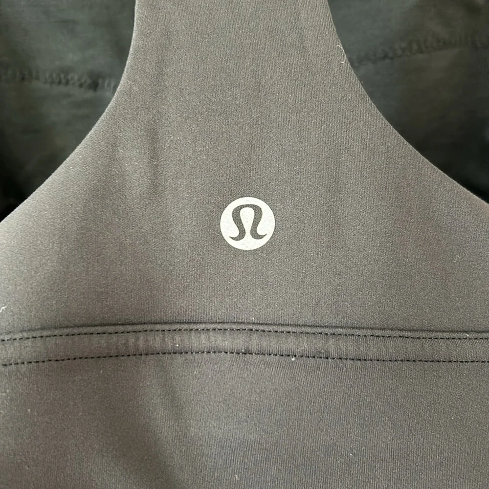 Lululemon Wunder Train Long Line *Med Support C/D Cup Size‎ 6 Black